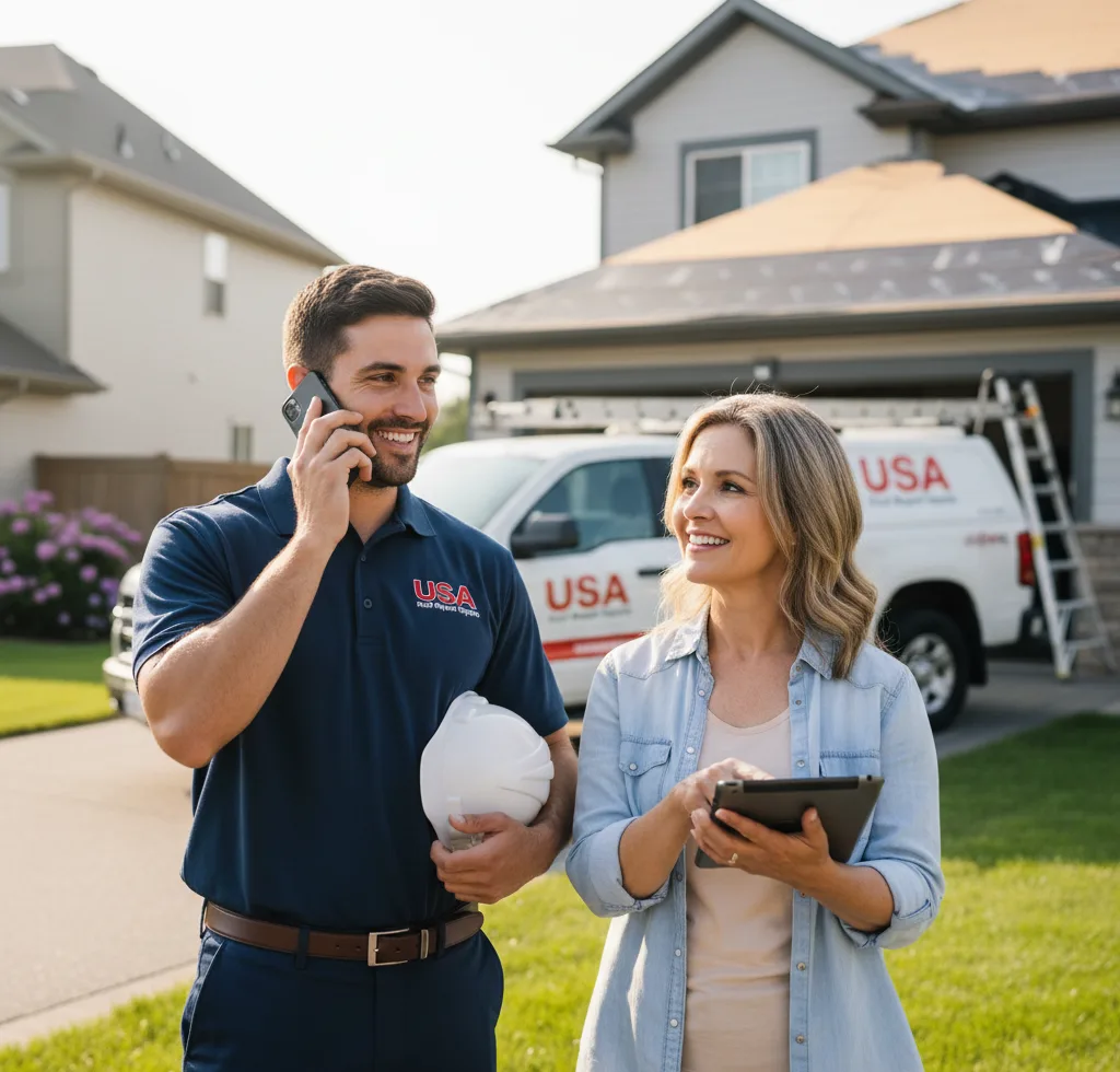 USA Roof Repair Experts customer support in Carleton